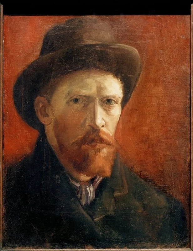  15-Vincent van Gogh-Autoritratto, 1886 - Amsterdam, Van Gogh Museum 